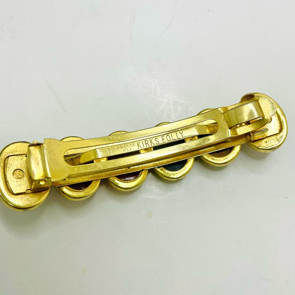 Vintage Kirks Folly Hair Barrette - Picture 3 of 7